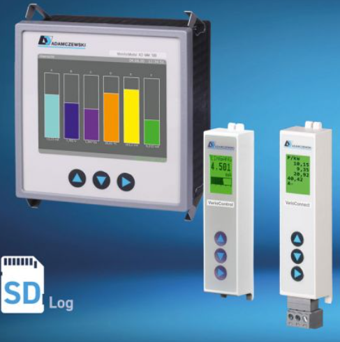 adamczewski eletronische messtechnik-operating, log and indicator devices 操作、記錄和指示設備 用于DIN導軌設備的操作模塊  用于面板安裝的控制模塊 顯示和記錄模擬標準信號 指示燈和故障指示