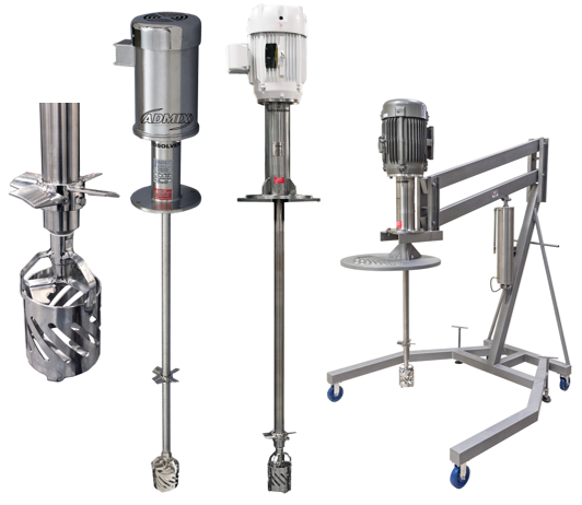 美國ADMIX摻混攪拌設(shè)備 罐內(nèi)攪拌器 Rotosolver高剪切混合機/高速分散機，實現(xiàn)罐內(nèi)分批混合–混合、分散、乳化
