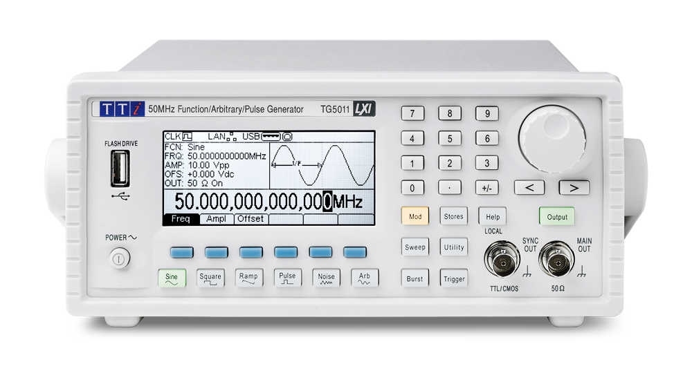 英國Aim-TTi-Arbitrary Generators-TG251xA/501xA系列-高性能功能/任意/脈沖發生器25MHz或50MHz，1或2通道