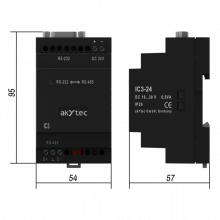 德國 AKYTEC IC3 RS232-RS485 轉(zhuǎn)換器