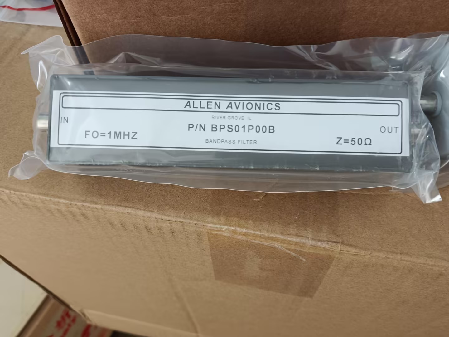 美國Allen Avionics BPS01P00B 1Mhz高性能帶通濾波器,Allen Avionics無源濾波器