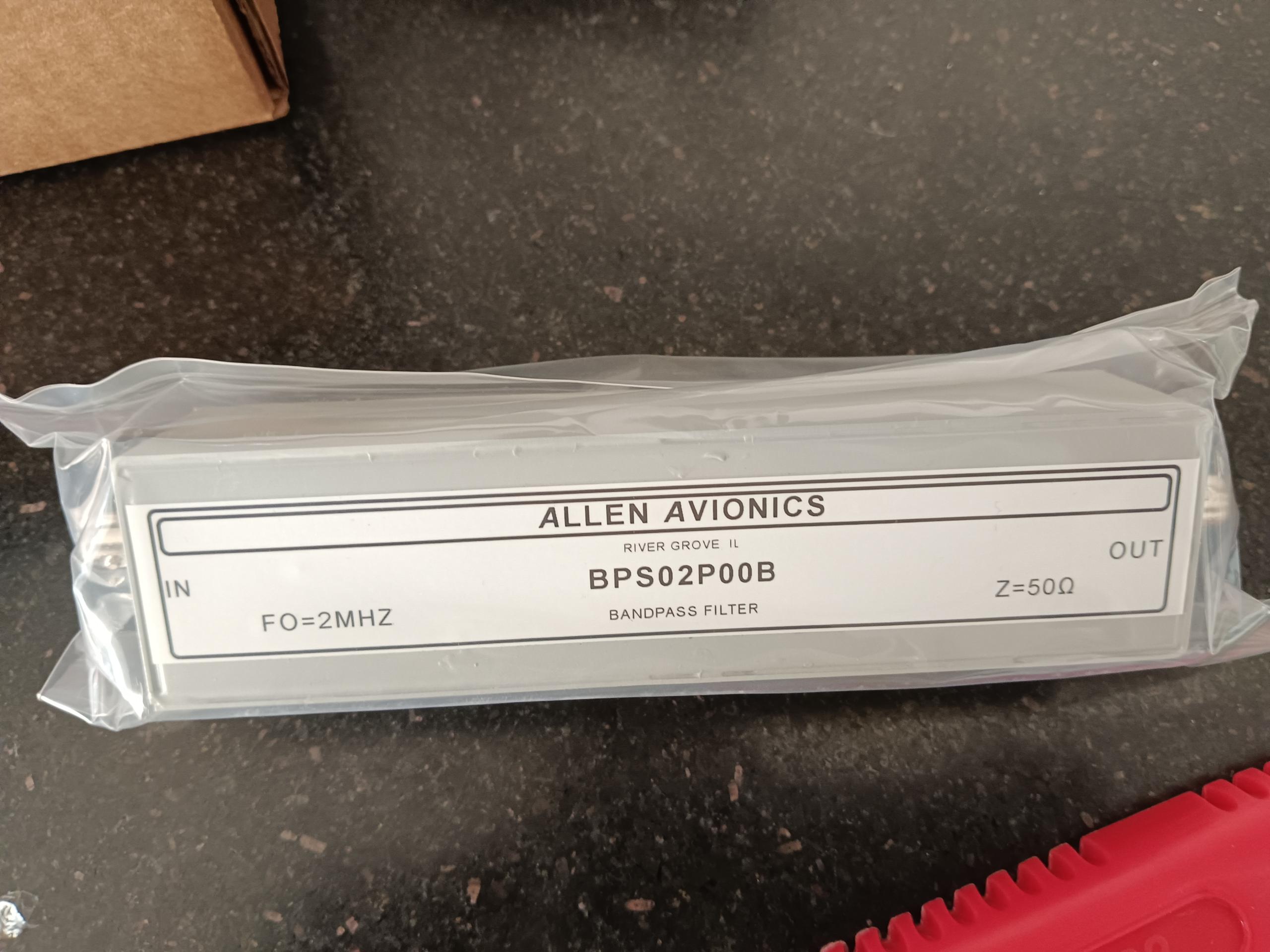 美國Allen Avionics BPS02P00B 2 MHZ帶通濾波器,Allen Avionics代理