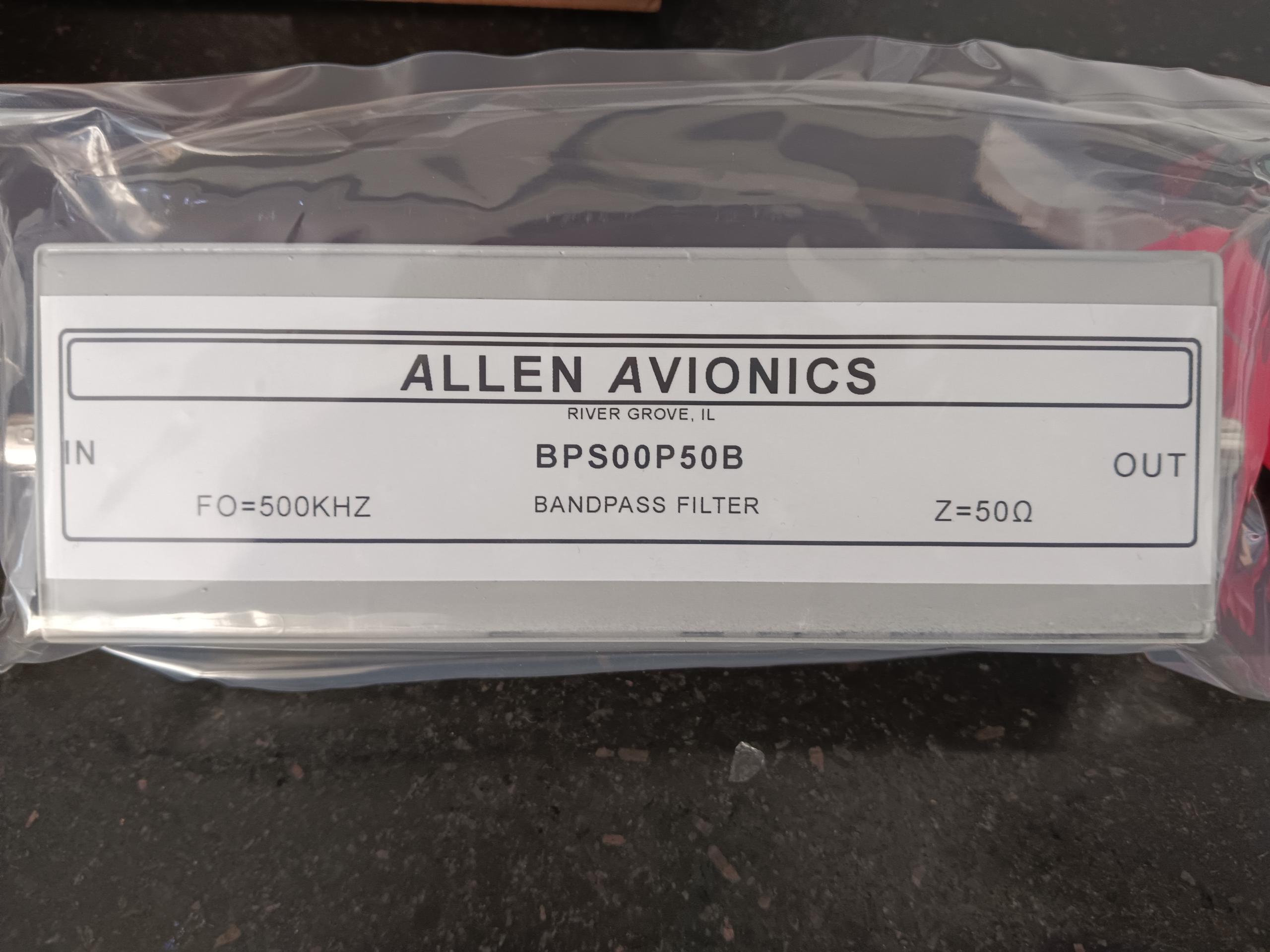 美國Allen Avionics BPS00P50B帶通濾波器,Allen Avionics濾波器,低通濾波器,高通濾波器