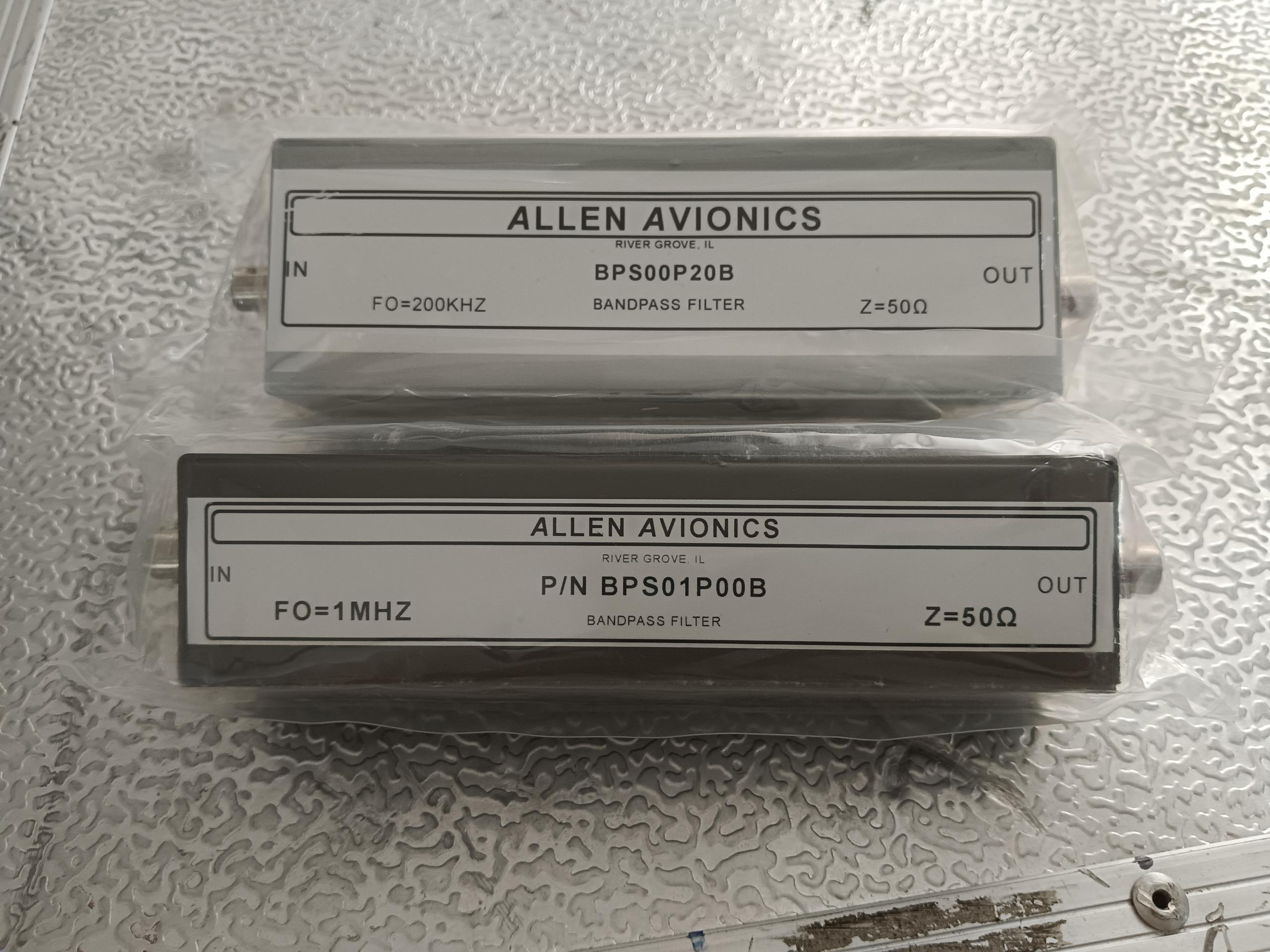 美國Allen Avionics BPS03P00B 3Mhz高性能帶通濾波器,Allen Avionics BPS00P08B,Allen Avionics BPS00P75B