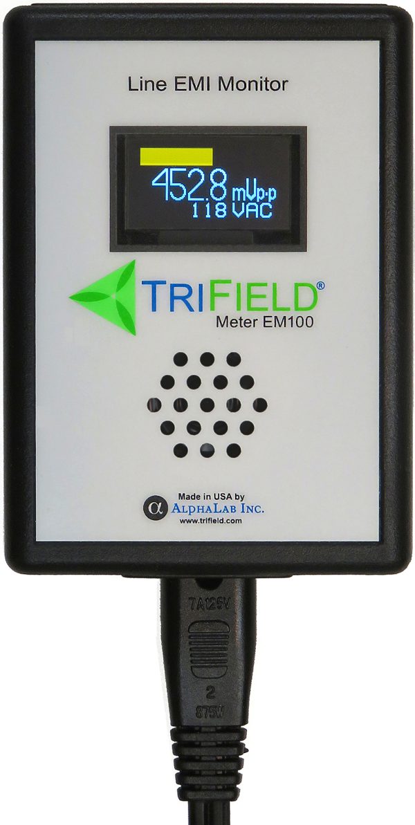 Trifield EM100 Power Line Monitor線路電磁干擾檢測儀,Alphalab E100 EMI測量儀