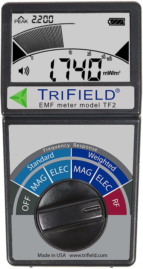 美國Trifield EMF meter TF2微波輻射探測儀高斯計(jì)電場計(jì)無線電功率密度計(jì)