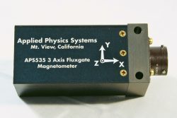 Applied Physics Systems,磁力計傳感器,535型,模擬寬范圍三軸磁通門磁力計