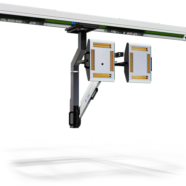 德國 B-TEC IR-B-RS 紅外線干燥機 IR-B-RS導軌系統 高柔韌性 節省空間 快干