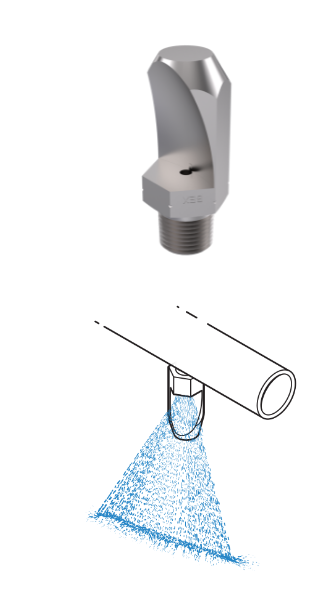 加拿大BEX Engineering-Threaded Nozzles螺紋噴嘴-Flat Spray-FP Nozzles-FP系列噴嘴