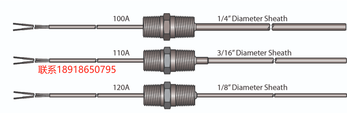 Series 100 Thermocouples 100系列熱電偶