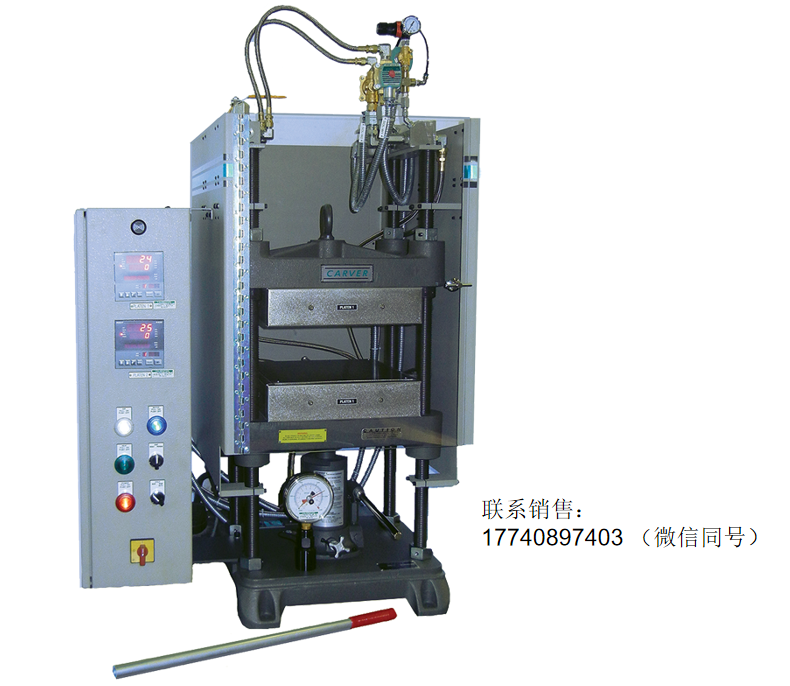 美國Carver 臺式手動ASTM壓片機4391-ASTM, 用于塑料、彈性體和其他熱塑性材料的壓縮成型