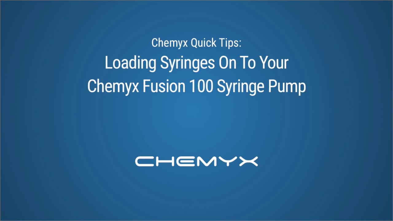 美國Chemyx Fusion 系列精密微量注射泵 如何在注射器泵上加裝注射器（Chemyx Fusion 100）