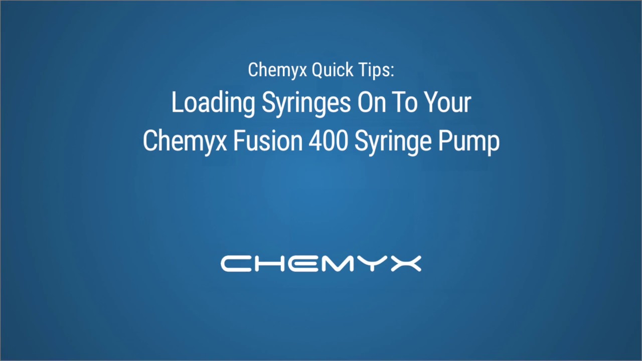 美國Chemyx Fusion 系列精密微量注射泵 如何在注射器泵上加裝注射器（Chemyx Fusion 400）