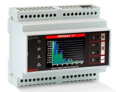 意大利Contrel elettronica s.r.l.  功率分析儀 EMA-D6三相功率計 用于DIN導(dǎo)軌安裝