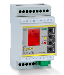 意大利Contrel elettronica s.r.l.  A型漏電保護(hù) 漏電繼電器 ELR-3AN接地差動繼電器