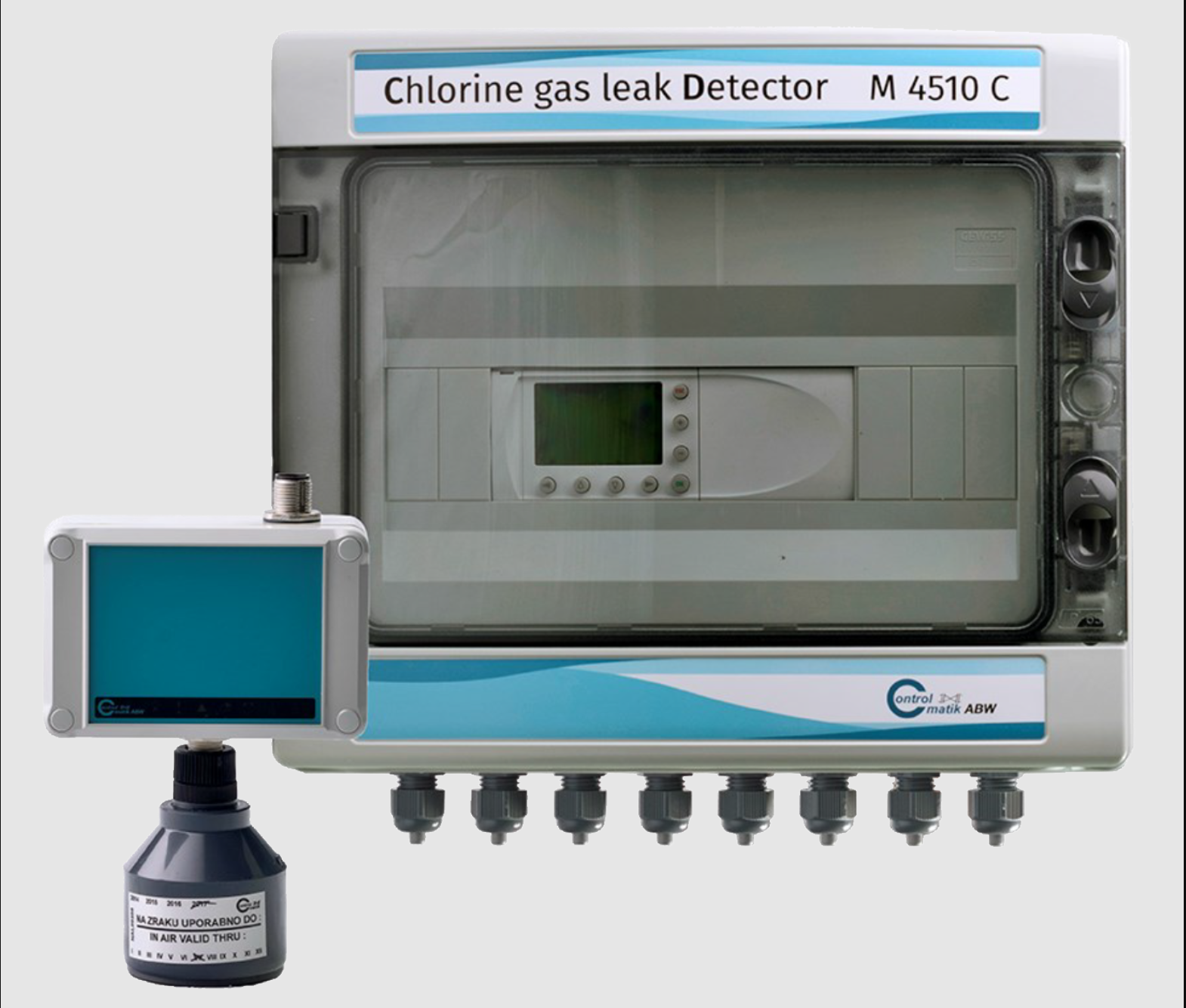 斯洛文尼亞ControlMatik品牌CHLORINE GAS LEAK DETECTOR – DOUBLE TYPE M 4510 C/2氯氣泄漏檢測器-雙型M 4510 C/2