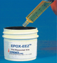 COTRONICS,EPOX-EEZ™ ,預先計量環氧樹脂,EPOX – EEZ™ Cartridges,EPOX – EEZ™ Pre-Measured Kits