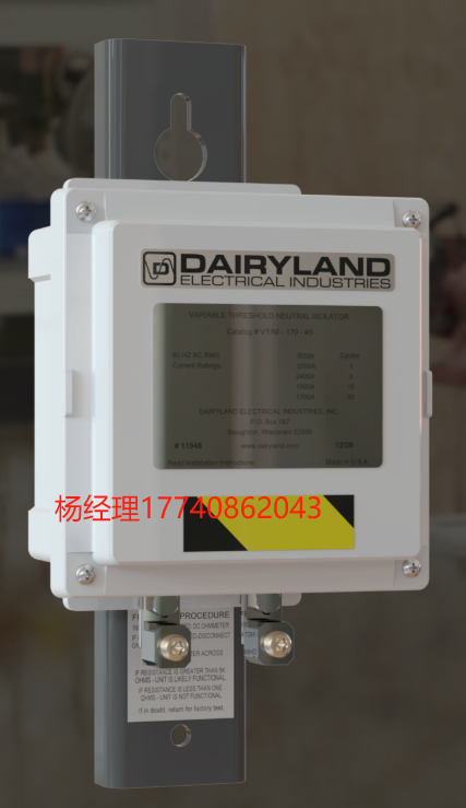 美國 DAIRYLAND ELECTRICAL INDUSTRIES 中性線隔離器