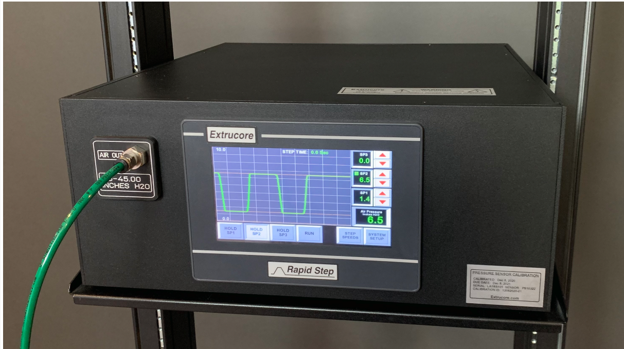 Extrucore,LumenAir,Rapid-Step™,RS1,擠出錐形管用的精密氣源