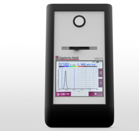 德國Gigahertz Optik,測光表、探測器、UV-VIS-NIR 輻射計,用于光醫學的光測量設備,MSC15-Bili,藍光光療輻射計
