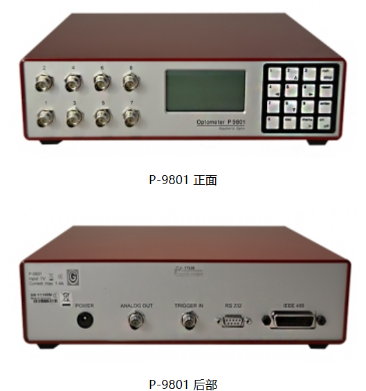 德國Gigahertz Optik,P-9801,8 通道高端電流放大器/驗光儀