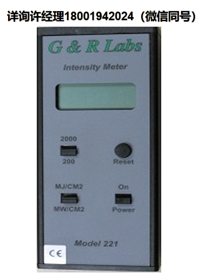 美國(guó)G&R Labs Model 221 紫外線光度計(jì)、照度計(jì)、測(cè)光儀、紫外線照度計(jì)、進(jìn)口代理G&R Labs