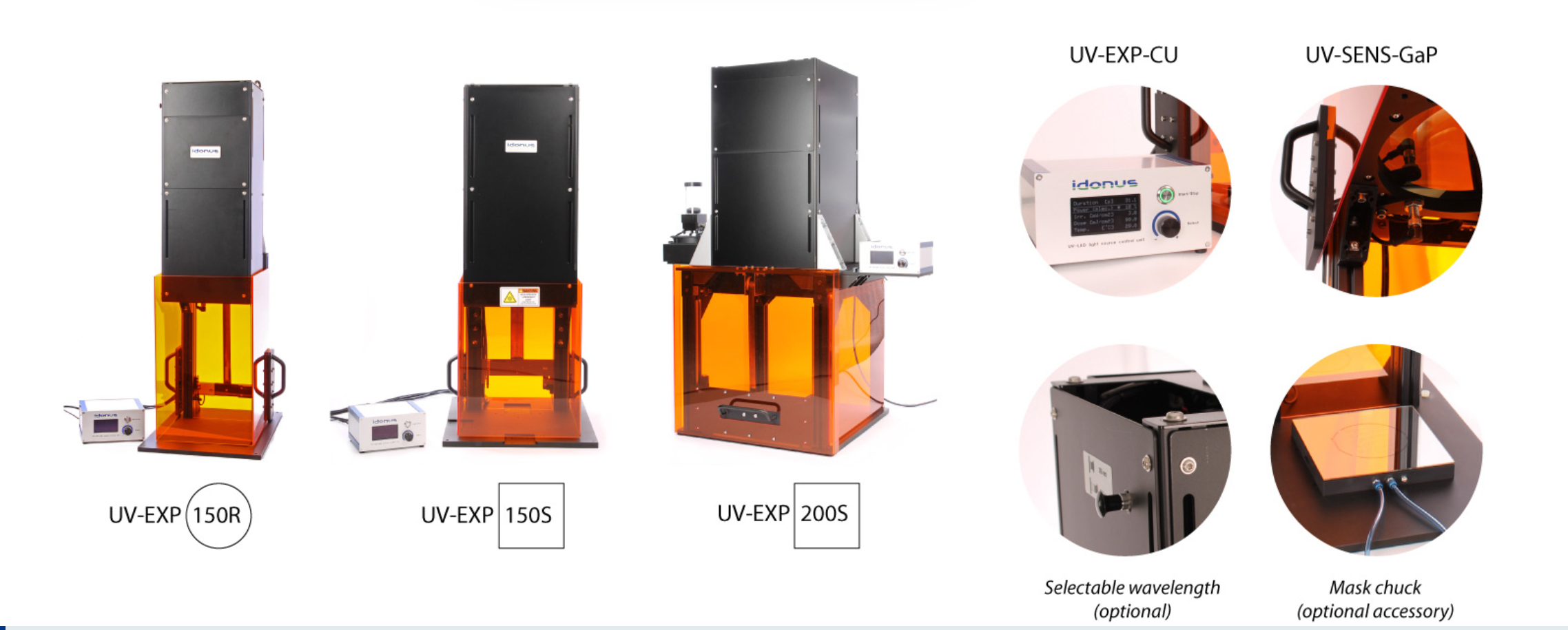 idonus,用于光刻的UV-LED曝光系統(tǒng),UV-EXP系列