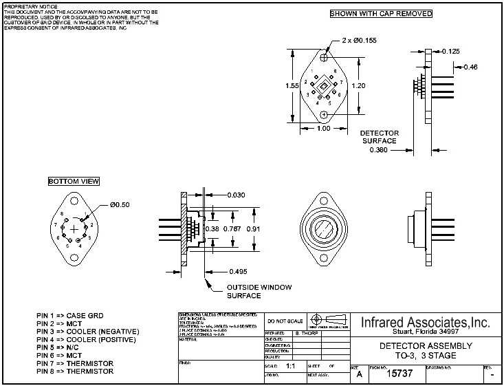 Infrared associates,OE-MCT-6-TE3-0.25,OE-MCT-6-TE3-1.00,OE-MCT-7.5-TE3-0.25,OE-MCT-7.5-TE3-1.00,OE-MCT-8-TE3-0.25,OE-MCT-8-TE3-1.00,OE-MCT-9-TE3-0.25,OE-MCT-9-TE3-1.00,熱電冷卻HgCdTe (MCT),熱電冷卻光電導(dǎo)HgCdTe (MCT)探測(cè)器