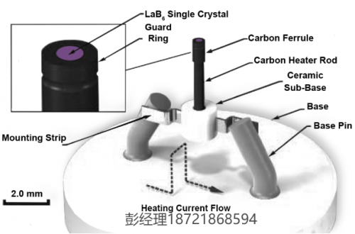 美國KIMBALL PHYSICS ES-423GR護(hù)環(huán)鑭鋇六硼化物（LaB?）陰極