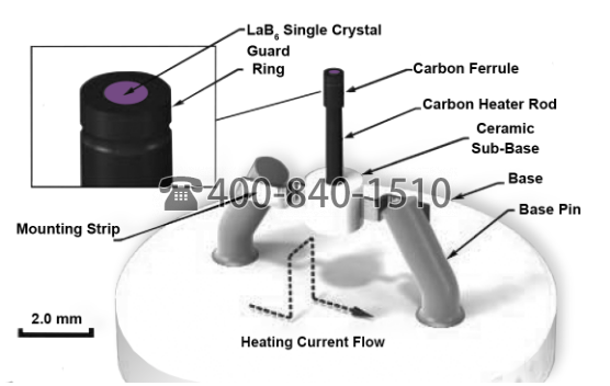 Kimball 六硼化鑭陰極 Lanthanum Hexaboride Cathode with Guard Ring