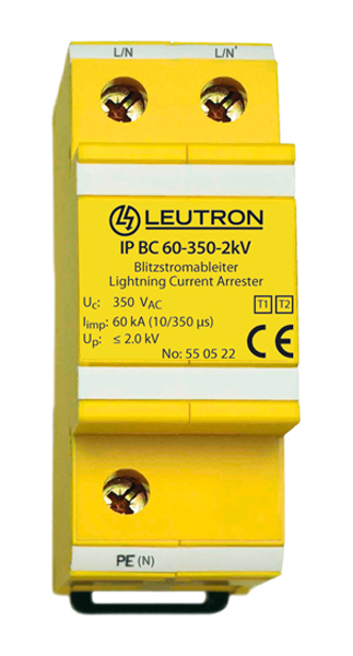 德國LEUTRON IP BC 25/FM-350 2kV避雷器,LEUTRON代理,LEUTRON防雷器,LEUTRON電力供應避雷器