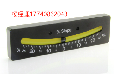 英國 Level Developments 球泡式傾斜儀 6130/2 – 球式傾角儀，180x50mm，±25% 斜率