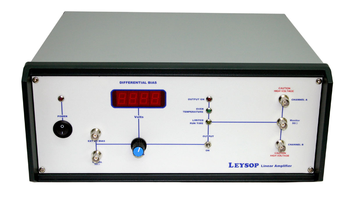 英國(guó)LEYSOP Ltd M500高壓視頻放大器,500V 和 >5MHz 操作的線性放大器