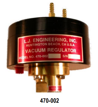 美國LJ Engineering,精密真空調(diào)節(jié)器,機械真空調(diào)節(jié)器,流量助推器,470-002 型真空流量放大器,安裝在被控制的體積與真空泵或真空供應(yīng)源之間