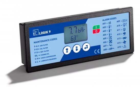 LOGIK 9 ELECTRONIC CONTROLLER FOR SCREW COMPRESSORS,空壓機(jī)電子控制器