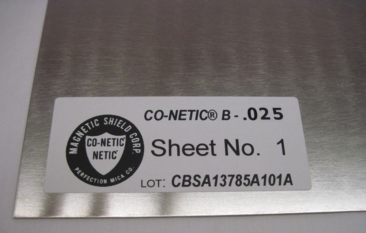 Co-NETIC B 壓力退火處理板 Stress Annealed Sheet 退火處理用板材