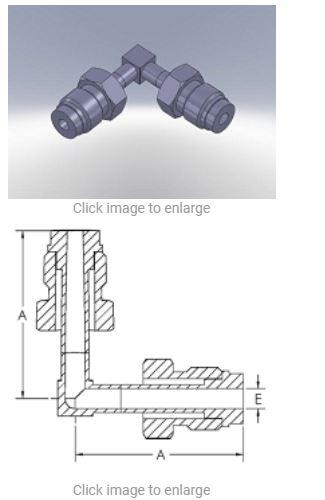 Elbow Male to Male Union 閥芯公對公彎管接頭