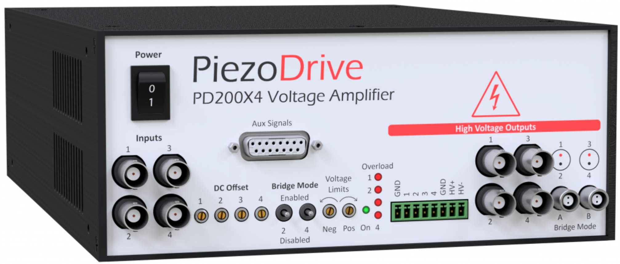 澳大利亞PiezoDrive?PD200X4–四通道功率放大器 、四通道線性放大器 PiezoDrive?進口代理