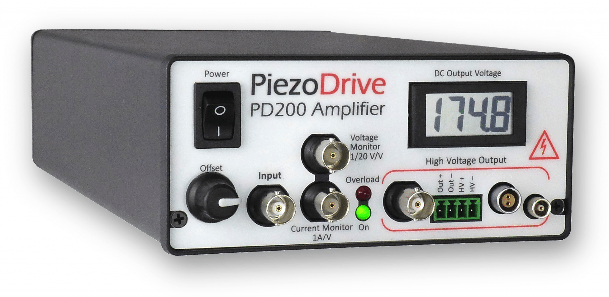 澳大利亞PiezoDrive驅(qū)動 PD200 – 60瓦電壓放大器 高帶寬，低噪聲線性放大器，用于驅(qū)動壓電執(zhí)行器。