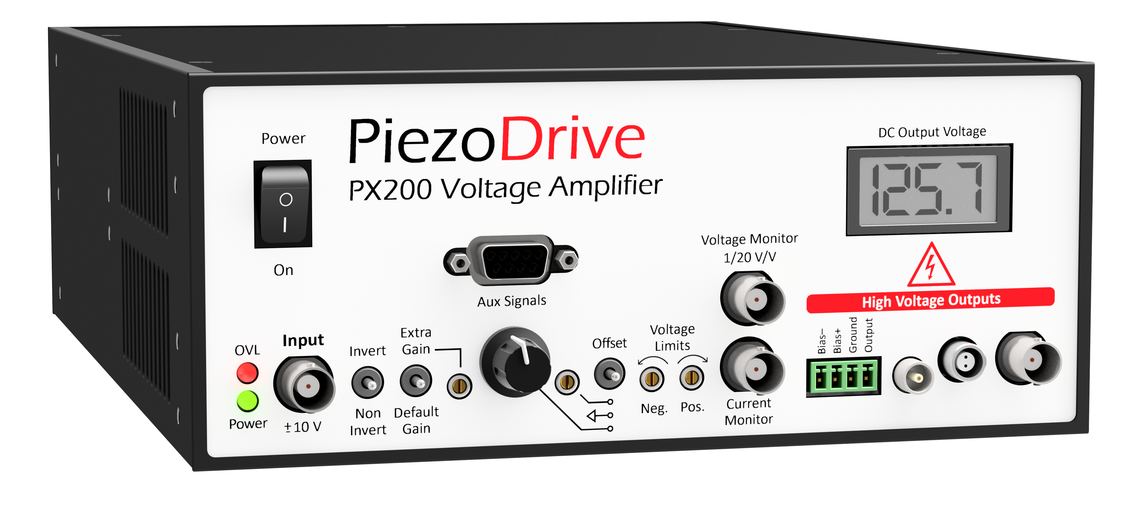 Piezodrive PX200電壓放大器, 壓電陶瓷驅(qū)動器，140W功率放大器，,適用于電光、超聲波、振動控制、納米定位系統(tǒng)和壓電電機等各種應用