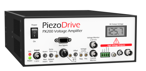 澳大利亞PIEZODRIVE PX200 電壓放大器,  140W功耗, 適用于電光、超聲波、振動控制、納米定位系統和壓電電機等各種應用