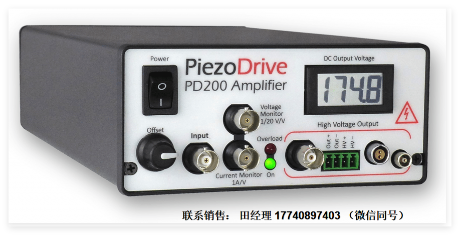 Piezodrive PD200功率放大器, PD200壓電驅動器, PiezoDrive壓電驅動器PX200, PZT驅動器, 壓電陶瓷控制器, PD200 電壓放大器, 高壓電源, PZT驅動電源