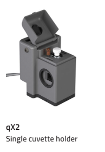 qX2 溫控支架，光學支架，吸收光譜用控溫支架，風冷帕爾貼控制比色皿支架，帶兩個光學端口, 測量吸收光譜用，標準溫度0°C到110°C,擴展附件可用于-35°C至+-150°C