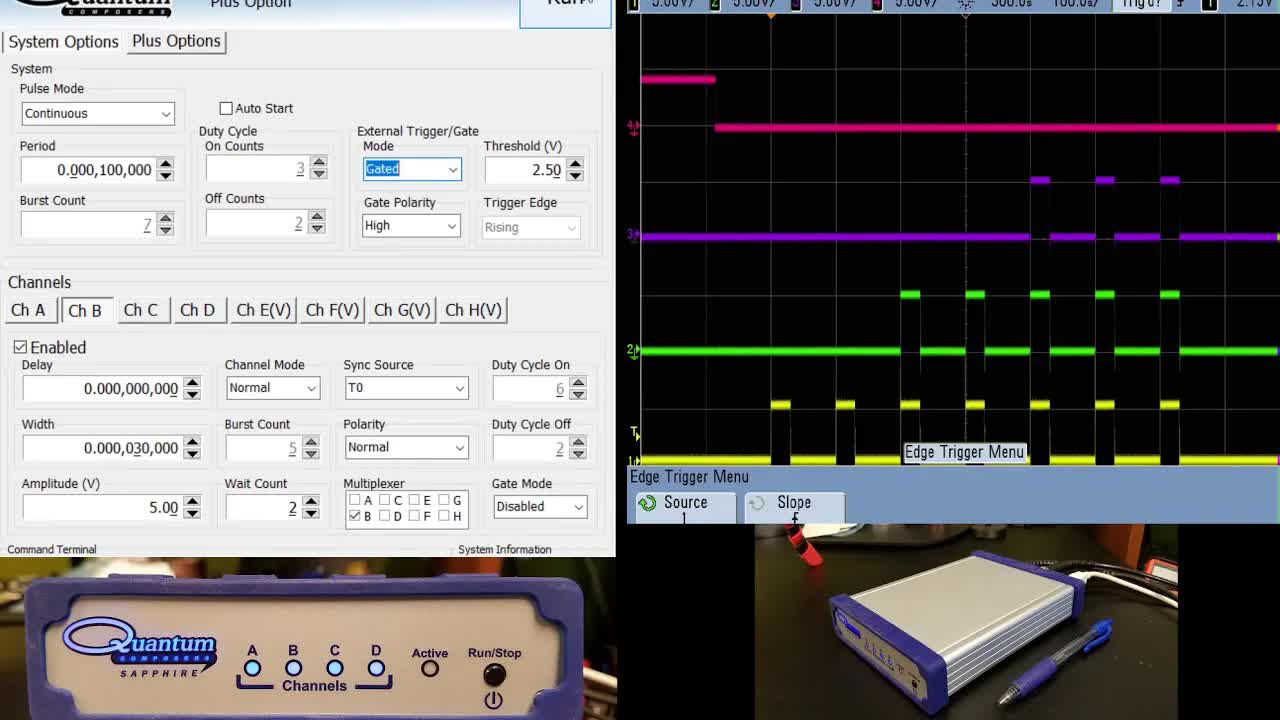 美國Quantum Composers 在數字延遲脈沖發生器上使用等待功能