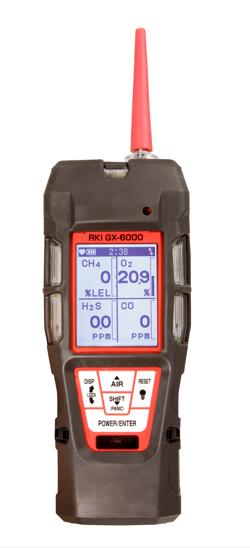 德國 RKI Analytical  GX-6000 PORTABLE 6 GAS MONITOR WITH PUMP GX-6000便攜式六氣體泵式監(jiān)測(cè)儀