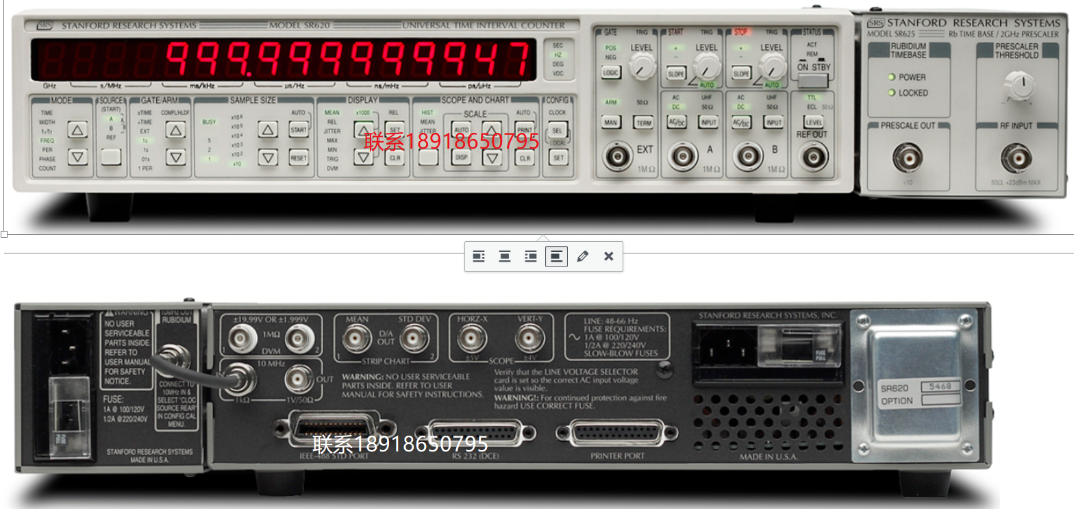 美國斯坦福,SR625/SR620,?頻率計數器,Stanford ,SR625/SR620 ,with Rb timebase