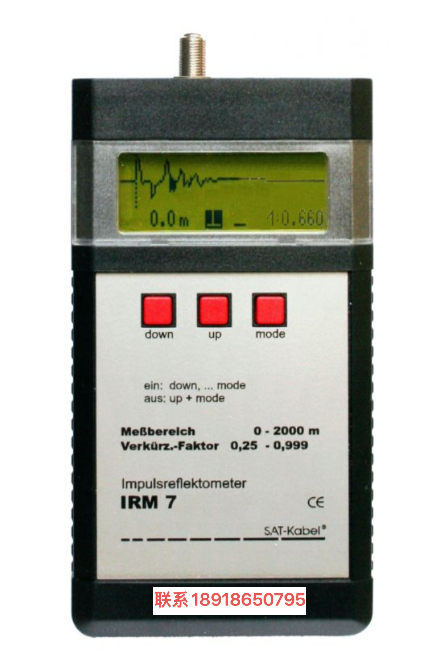 IRM 7-帶液晶顯示屏的脈沖反射儀-用于故障定位和檢查