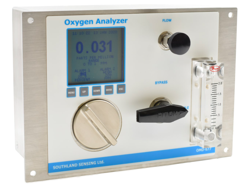 美國Southland Sensing-OMD-677 Oxygen Analyzer 在線痕量氧分析儀