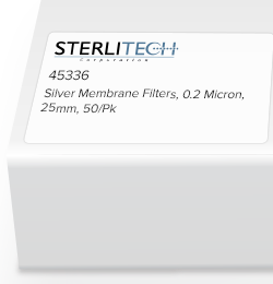 Sterlitech銀膜，0.2微米，25mm，50 / Pk，45336