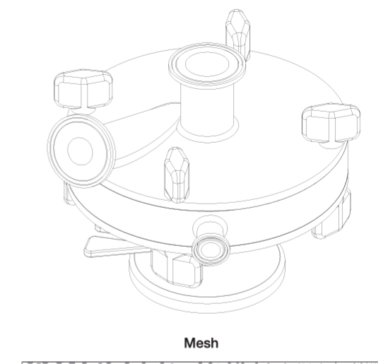 Sturtevant Sanitary Micronizer 噴氣磨